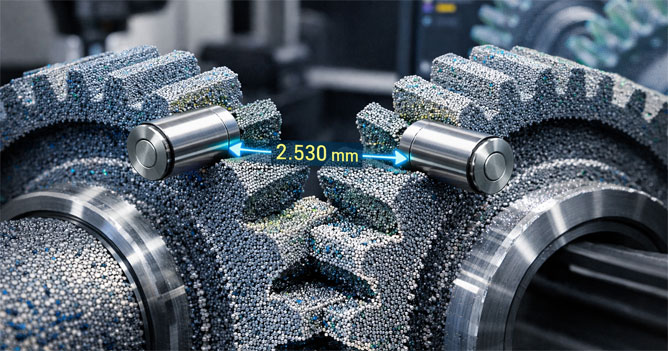 Measurement Over Rollers 