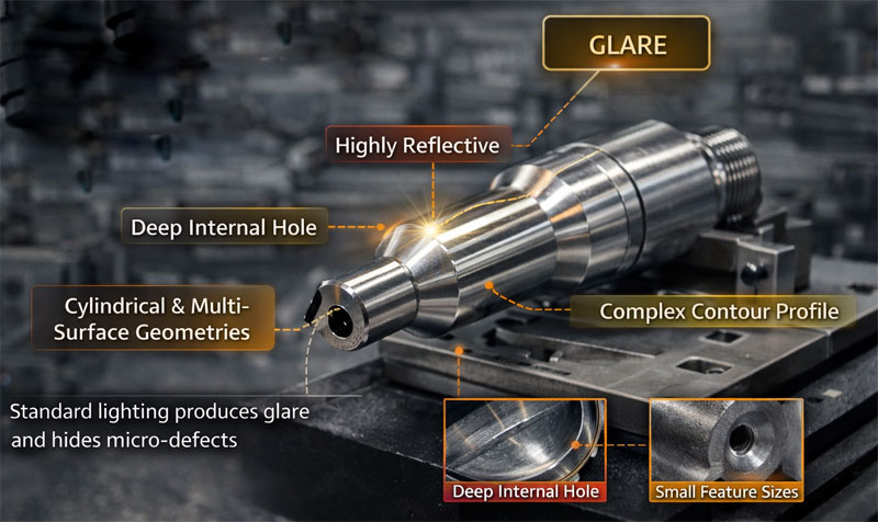 Imaging Challenges with Metal Injector Parts