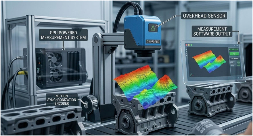nline Measurement Inspection Using 3D Laser Sensor