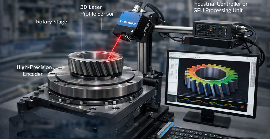 Imaging Setup for Gear Measurement