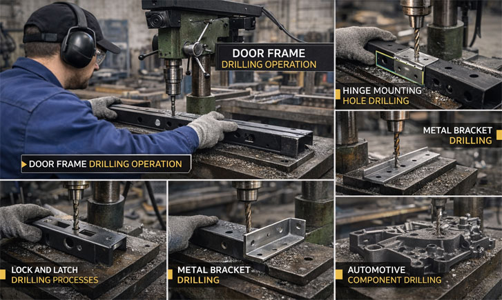 Applications in Door and Metal Component Manufacturing