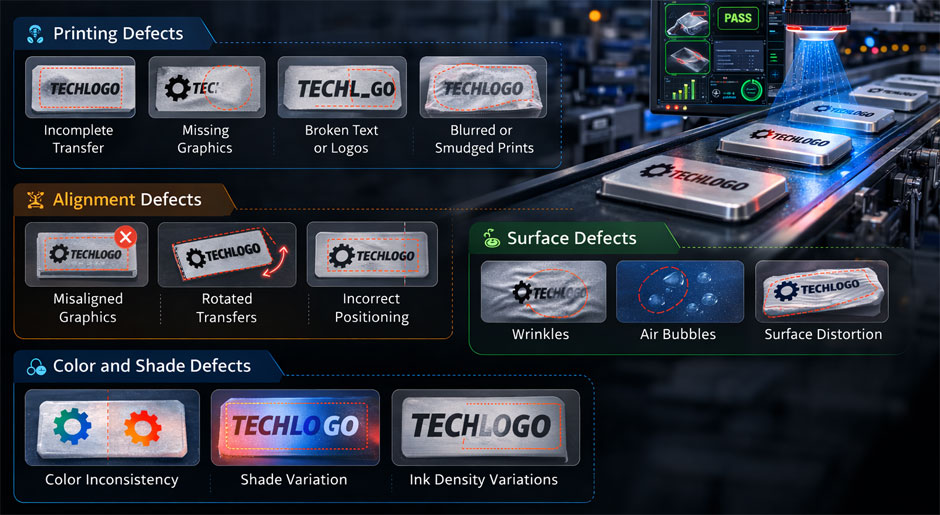 Types of Heat Transfer Defects Detected