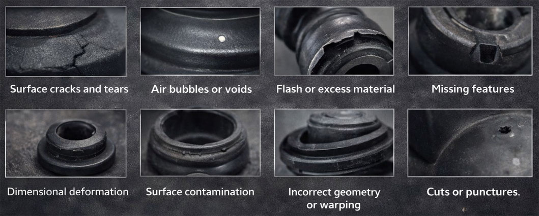 Typical Defects Found in Rubber Automotive Components