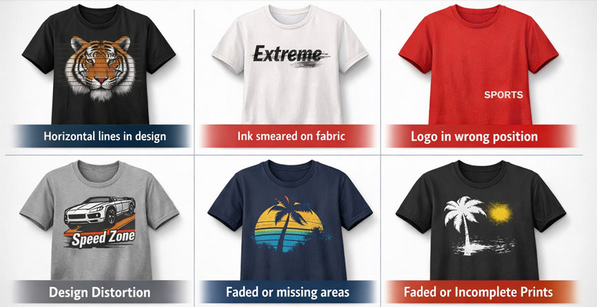 Common Defects in Garment Printing