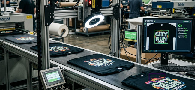 Automated T-Shirt and Shirt Print Inspection