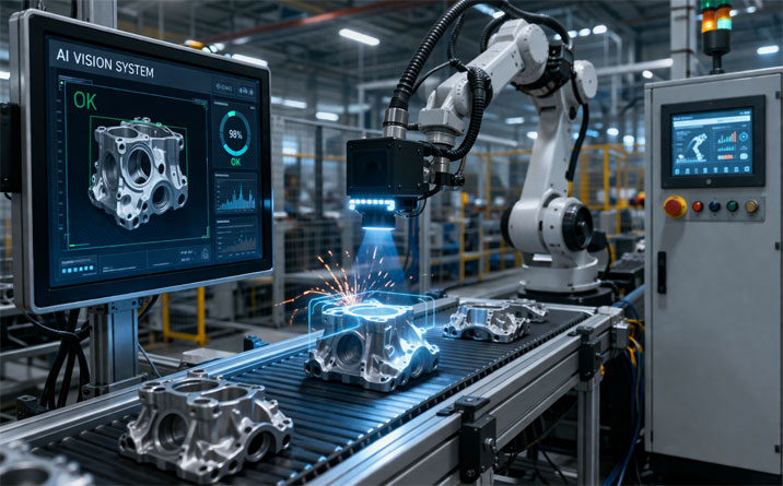 Industrial Automation Using AI and Vision Systems