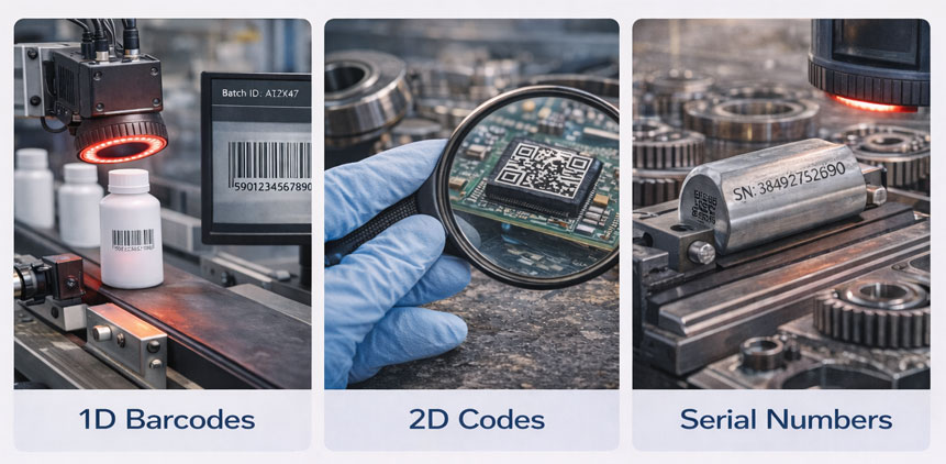 Types of Codes Used in Manufacturing