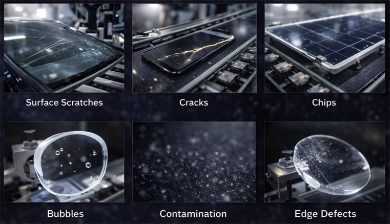 Types of Glass Defects Detected