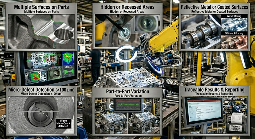 Complex Automotive Parts Are Difficult to Inspect