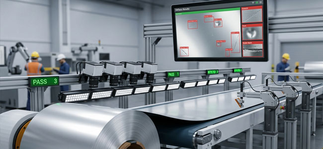 AI-Based Surface Inspection for Metal Sheets