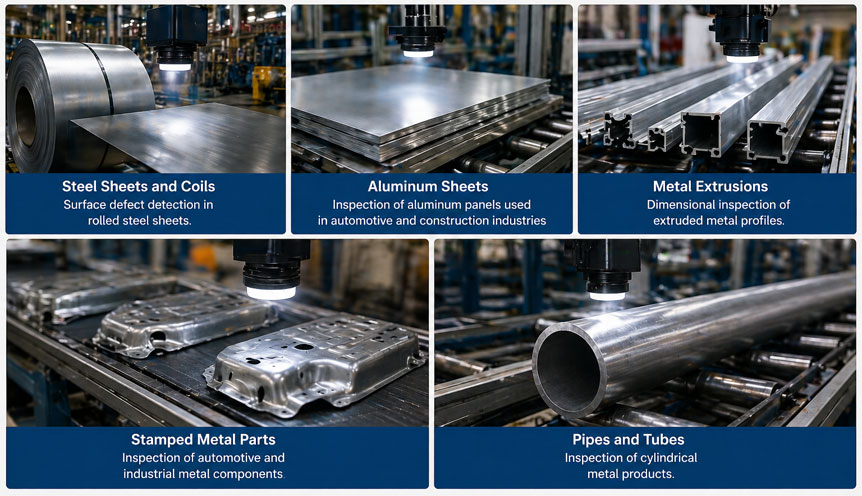 Types of Metal Products Inspected