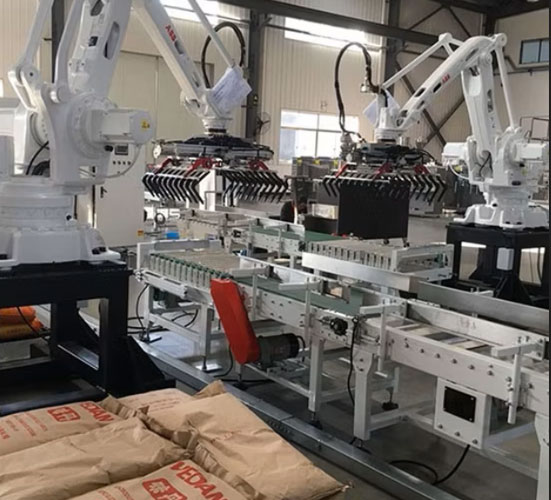 Dual-Robot Palletizing
