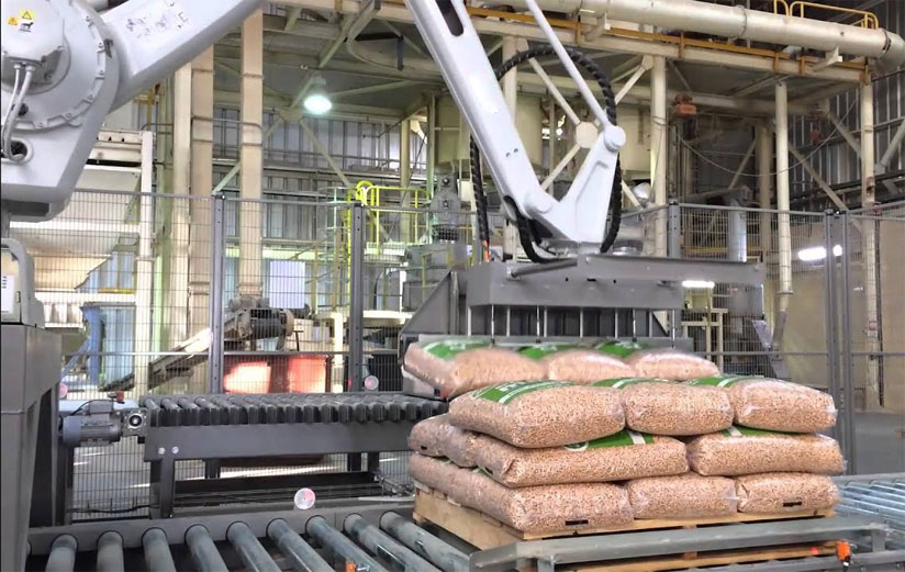 Automating the Palletizing of Bulk Bags of Wood Pellets