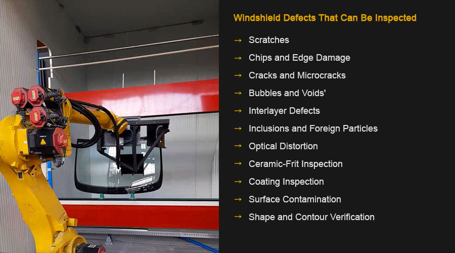 Windshield Defects and Features That Can Be Inspected