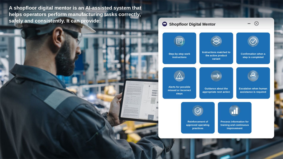 What is a shopfloor digital mentor