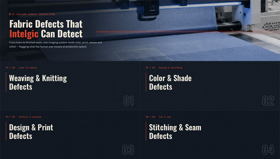 Fabric Defects That Intelgic Can Detect