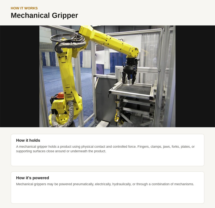What Is a Mechanical Gripper?