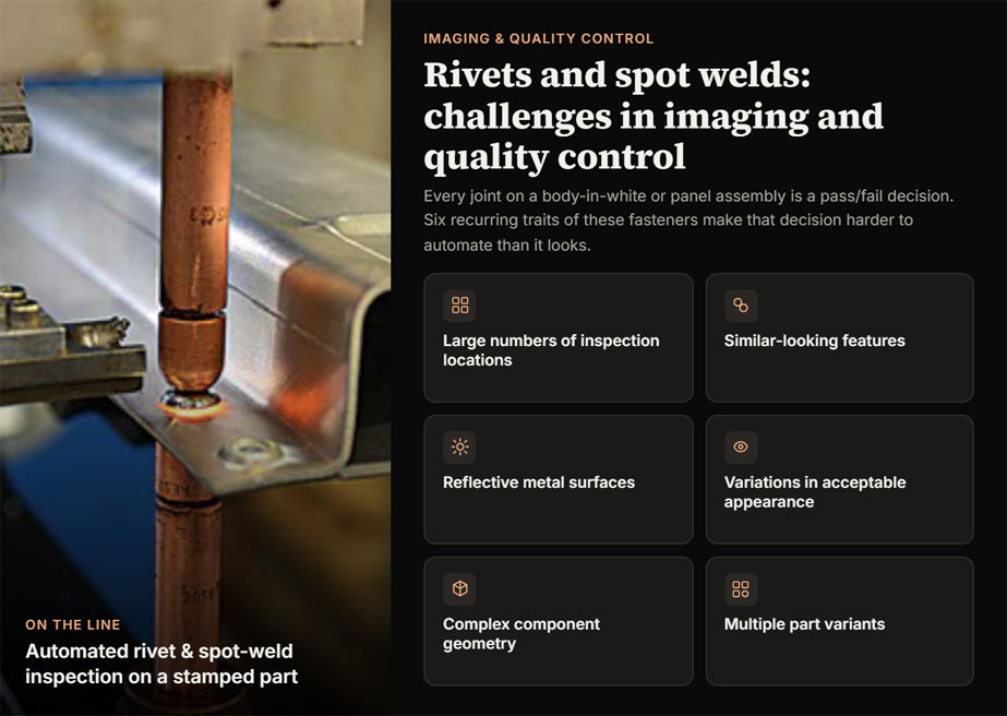 Rivet and Spot-Weld Inspection with Visual AI