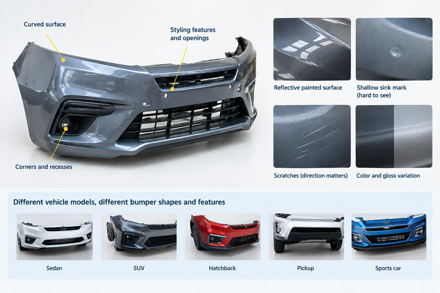Challenges in Car-Bumper Inspection