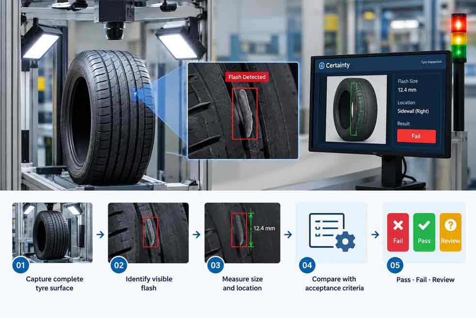 Detecting Rubber Flash Defects