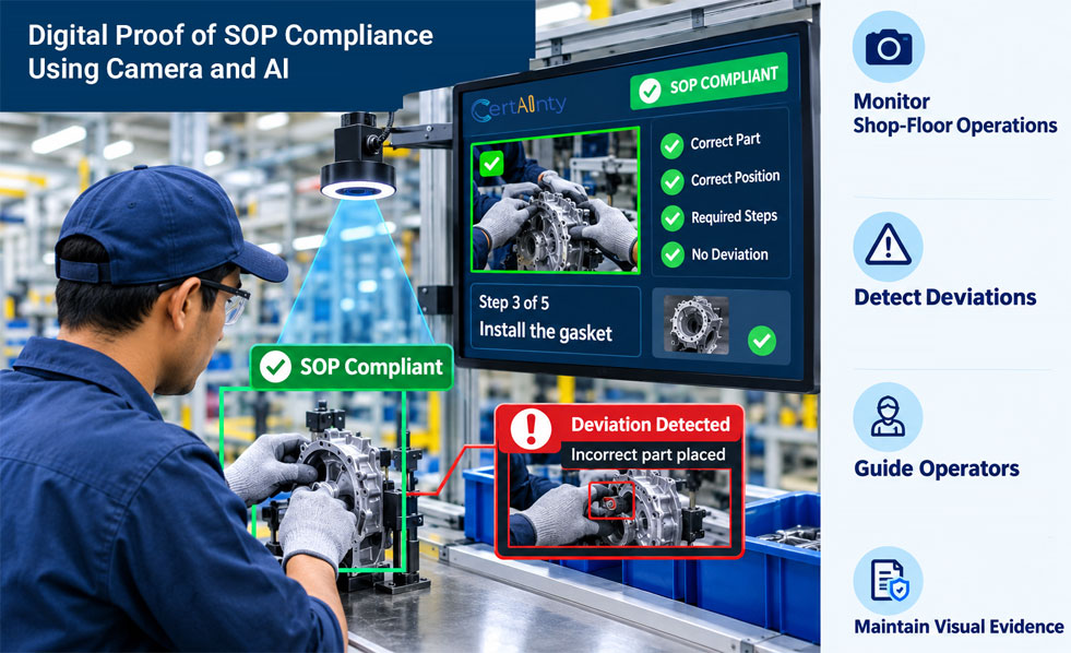 Digital Proof of SOP Compliance Using Camera and AI