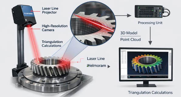 How Intelgic's 3D Laser Gear Inspection System Works